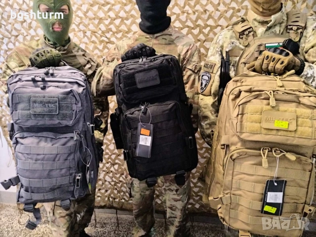 Професионална Тактическа Раница Mil-Tec US Assault 36L – Всички Цветове, снимка 16 - Раници - 53399614