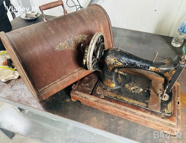 Антична шевна машина Singer модел 28K, снимка 5 - Антикварни и старинни предмети - 54161369