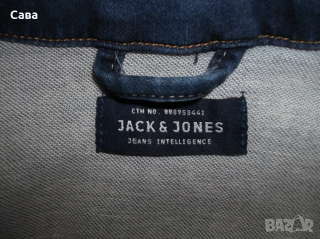 Дънкови якета JACK&JONES   мъжки,С-М, снимка 4 - Якета - 37014901