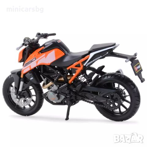 1:18 Метални мотори: KTM 250 Duke, снимка 2 - Колекции - 46101410