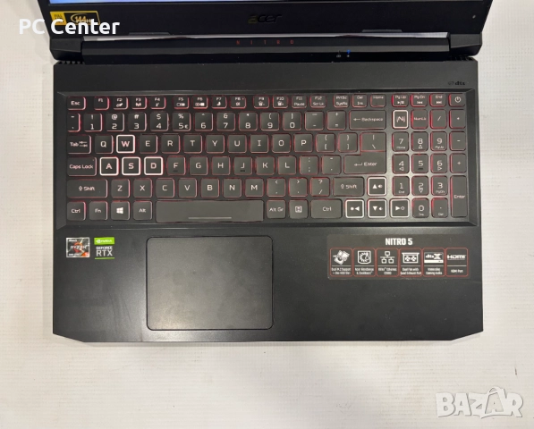 Геймърски лаптоп ACER Nitro 5, AMD Ryzen 5 5600H, RTX 3060, 16GB ram, снимка 2 - Лаптопи за игри - 52909719