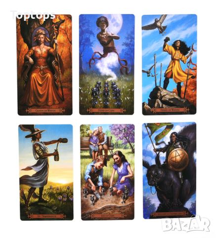 Таро: Universal Celtic Tarot & Green Witch Tarot & Modern Spellcasters, снимка 14 - Карти за игра - 33762823