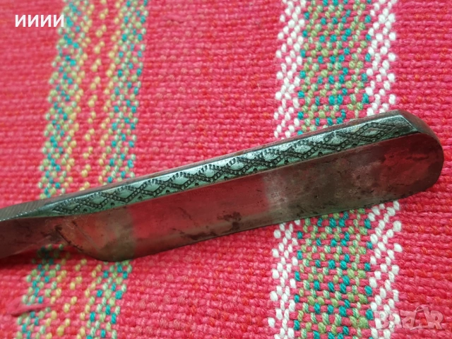 Бръснач сребърна стомана SOLINGEN , снимка 5 - Антикварни и старинни предмети - 53720682