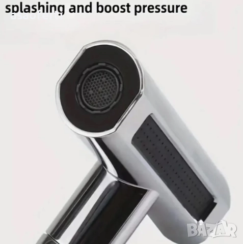 💧 4в1 Мултифункционален Накрайник за Кухненски Кран – 360° Ротация и Пестене на Вода, снимка 4 - Други - 52551792