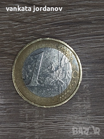 Френска монета 1€ от 2000г., снимка 2 - Колекции - 53985357