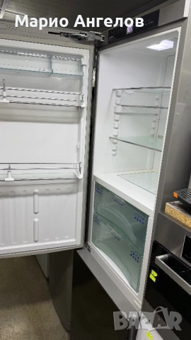 Хладилник с фризер Черно Стъкло А++ Liebherr No Frost GERMANY Гаранция, снимка 3 - Хладилници - 53991039