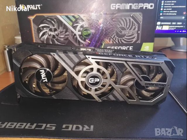 Видео карта RTX 3070 Palit Gaming Pro, снимка 1 - Видеокарти - 46115857