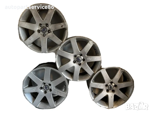 Комплект алуминиеви джанти ET55 8x18 инча Borbet 7 спици за Volvo S80 (2009) 30714486