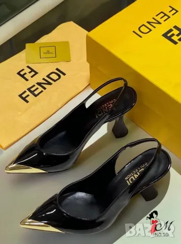 дамски обувки на ток fendi , снимка 5 - Дамски ежедневни обувки - 46939734