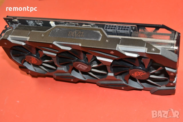 Powercolor AMD Radeon 5700XT 8GB в кутия Видео карта , снимка 6 - Видеокарти - 53593050