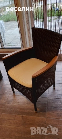 Продавам градински ратанови комплект, снимка 3 - Градински мебели, декорация  - 54204507