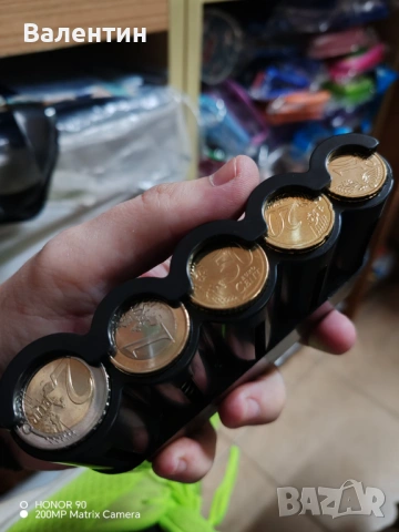 Монетник за евро монети - прав 0,1, 0,2, 0,5, 1, 2, снимка 6 - Друго търговско оборудване - 53256928