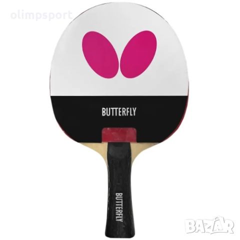 Хилка за тенис на маса BUTTERFLY Easy. Pana Asia гуми с дебелина 1.5 мм, одобрени от ITTF. , снимка 1 - Тенис - 45381121