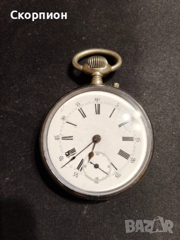 Швейцарски джобен часовник 1905г.  - 6 РУБИНА -  ПРОМОЦИЯ