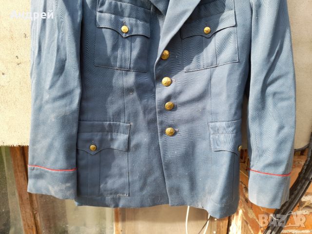 Стара полицейска,милиционерска куртка,сако #3, снимка 3 - Антикварни и старинни предмети - 45281683