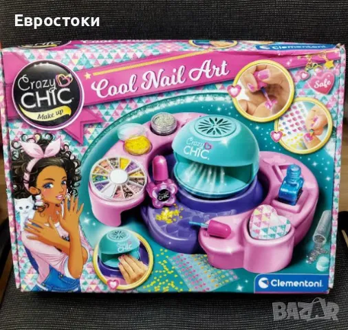 Творчески комплект Clementoni Crazy Chic - Студио за нокти, снимка 8 - Образователни игри - 47123082