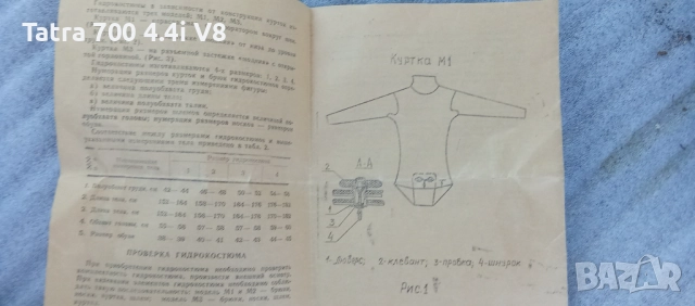 Ссср,Нов Неопренов Хидро Костюм за гмуркане.С Документи , снимка 5 - Водни спортове - 52965634