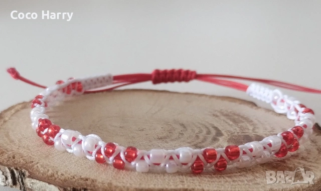 Комплект гривни мартенички,ръчно изработени, снимка 6 - Подаръци за жени - 53112470