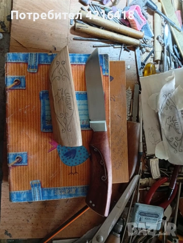 Нож ръчна изработка, снимка 6 - Ножове - 54277621