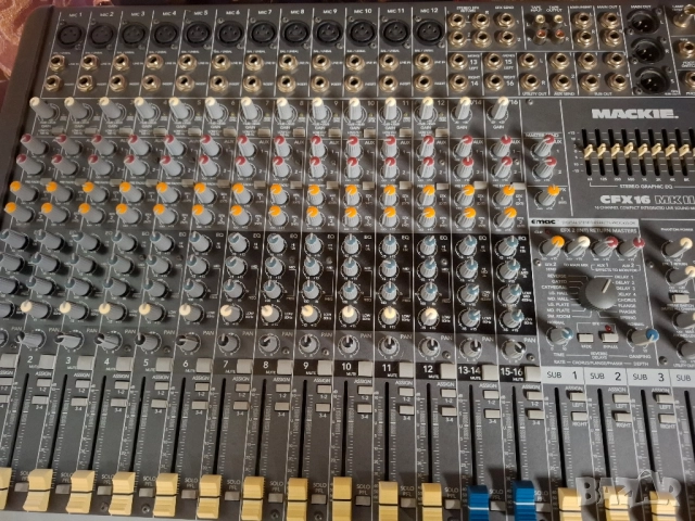 mackie cfx16, снимка 3 - Ресийвъри, усилватели, смесителни пултове - 51713917