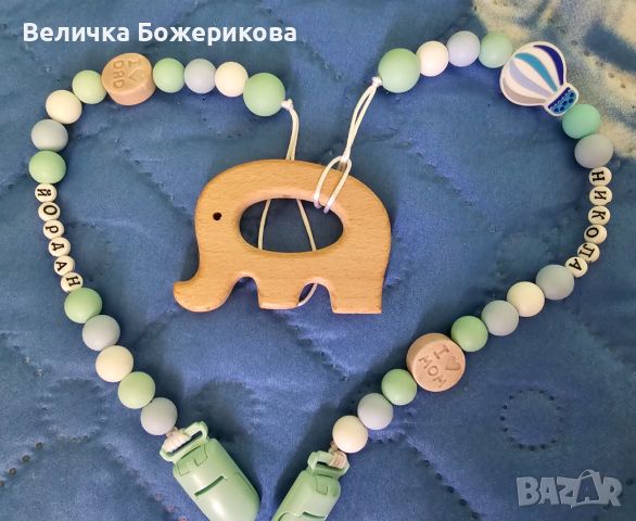 Промоция силиконов клипс за биберон , снимка 3 - Прибори, съдове, шишета и биберони - 46804773