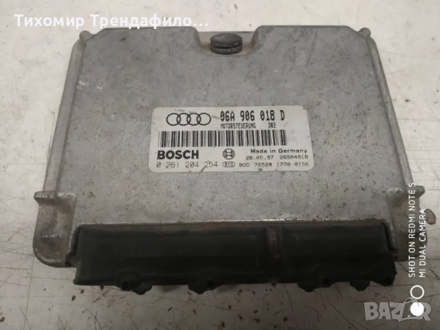 ECU AUDI A3 1.8T AGU 06A906018D 110 KW 0 261 204 254 , 06A 906 018D , 0261204254, снимка 3 - Части - 46932356