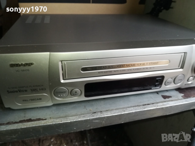 SHARP VC-MH76 VIDEO-ВНОС SWISS 0911251720, снимка 2 - Плейъри, домашно кино, прожектори - 52352875