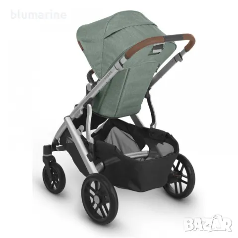 Бебешка количка UPPAbaby VISTA V2 Emmett Green Melange, снимка 4 - Детски колички - 47732077