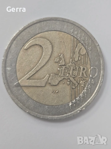 2€ монета Франция 2002г., снимка 3 - Нумизматика и бонистика - 54165356