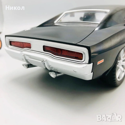 Радиоуправляем автомобил Dodge Charger от 1969 г., мащаб 1:24, снимка 6 - Коли, камиони, мотори, писти - 53050521