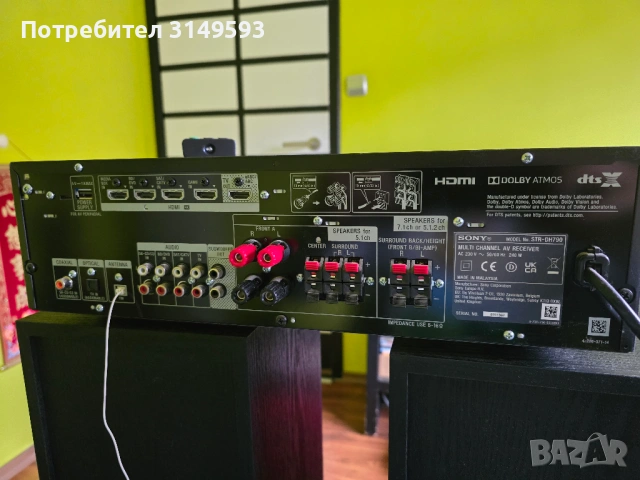 Продавам Sony STR-DH790, снимка 3 - Ресийвъри, усилватели, смесителни пултове - 53647220