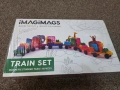 IMAGIMAGS Магнитни строителни плочки, Комплект влакчета от 18 части, снимка 9