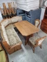 К-т Масивен Кухненски Ъгъл с Разтегателна Трапезна Маса и 2 бр.Стола-внос от Германия!, снимка 2