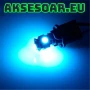 2 бр. нови Габаритни крушки BA9S 5 SMD 5050 Автомобилна LED вътрешна лампа крушка за номер и врата, снимка 2
