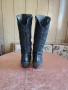 Черни дамски ботуши естествена кожа AICE 41 номер, снимка 3