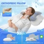 Нова Ергономична мемори възглавница против хъркане 6 зони опора охлаждане, снимка 7