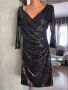 Дамска рокля с пайети, снимка 1 - Рокли - 45401977