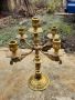 Масивен Бронзов Свещник Петица, снимка 7
