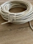 Кръгъл бял кабел, снимка 2