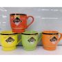 Порцеланова чаша за чай и кафе, 200ml, цветни варианти, снимка 1 - Чаши - 45770373