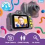ClickKid CAM10 Детска цифрова камера, 8X увеличение 32GB micro SD карта, доп. батерия и калъф, снимка 5