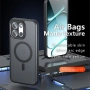 Магнитен Калъф за OnePlus Turbo 6V 5G / Turbo 6 5G - TPU + PC, Матов, Антиотпечатък, Airbag ъгли, 0., снимка 2