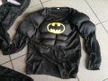 костюм на батман, черен с наметало, снимка 1 - Детски комплекти - 22843546