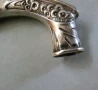 Старинна сребърна дръжка за чадър Art Nouveau / Jugendstil / Liberty, снимка 6