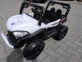TEXAS акумулаторен джип FAST UTV бял, снимка 8