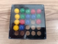 Логическа игра с 4х4 цветни топчета, снимка 1