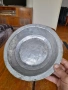 Стара медна,бакърена паница,чиния, снимка 2