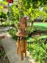 Вятърен звънец от дърво и бамбук . , снимка 1 - Градински мебели, декорация  - 35616612