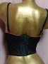 85 С Черен къс корсет с отворена чашка , снимка 4