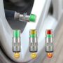 Универсални сензори за отчитане на налягането в автомобилните гуми 4бр. комплект, снимка 1 - Аксесоари и консумативи - 45818934